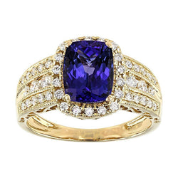 Women Vintage Sapphire Ring Engagement Ring