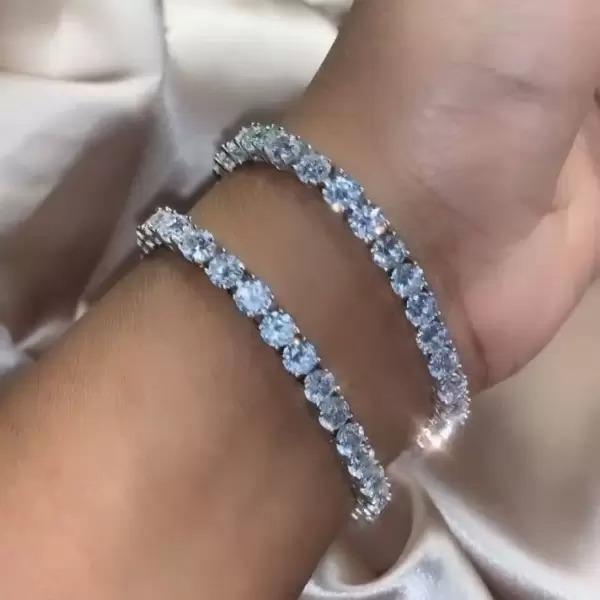 Brilliant Diamond Tennis Chain Bracelet