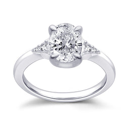 3.0 Carat Oval Cut Engagement Ring
