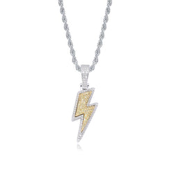 Men's Lightning Pendant Necklace