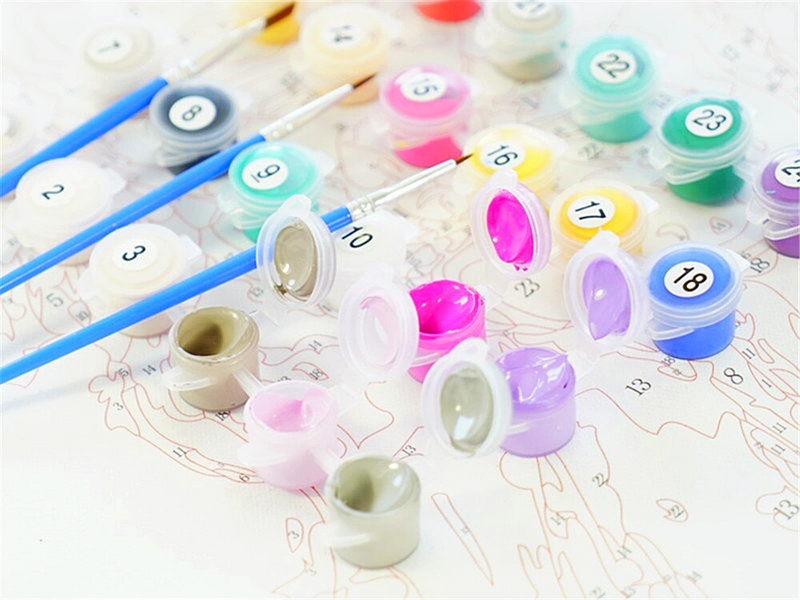 Paint by Numbers Kit Balloons Scenery