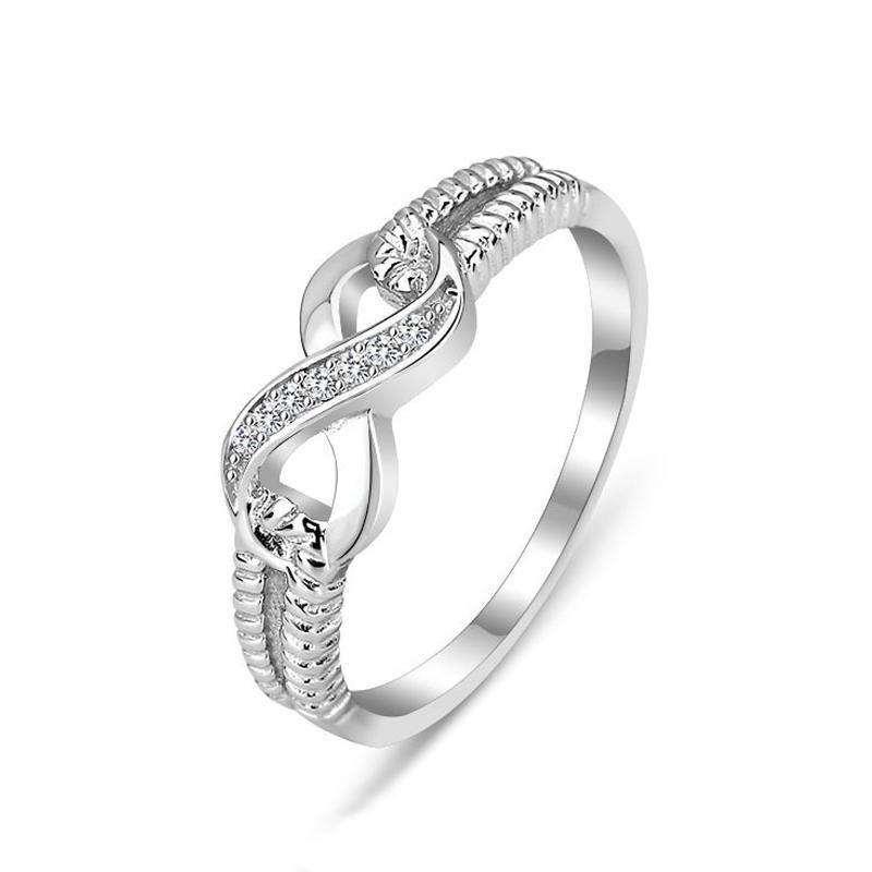 Simple Infinity Accent Ring