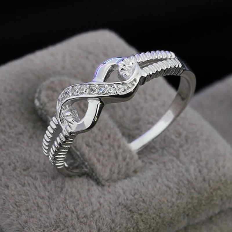 Simple Infinity Accent Ring