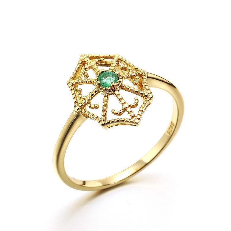 Simple Vintage Yellow Gold Ring